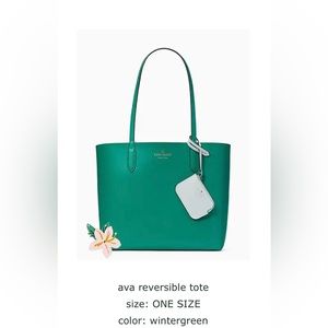 Wintergreen Reversible Kate Spade Tote